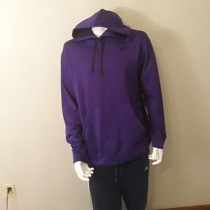 Nike therma fit hoodie pullover men purple XL